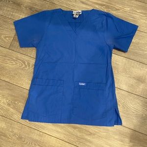 Blue Nurse Scrub Top